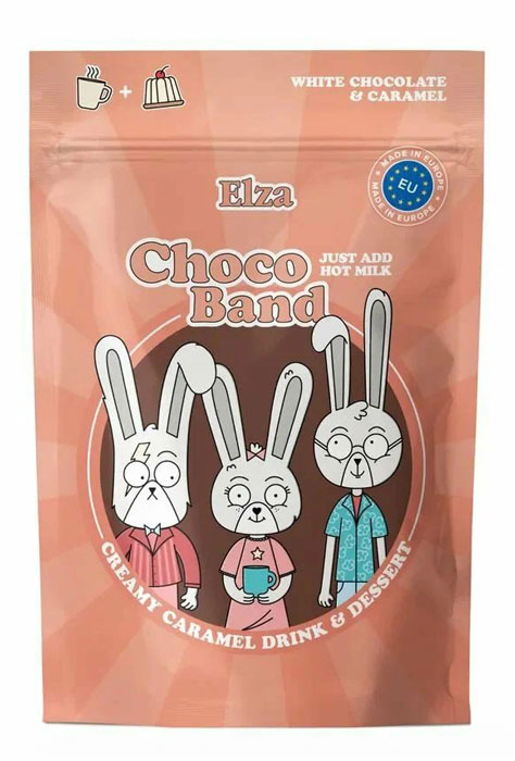 Elza Горячий шоколад Choco Band Creamy Caramel 200 гр
