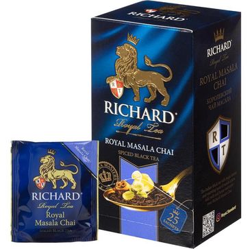 Чай черный  Richard Royal Masala 25 пакетов.