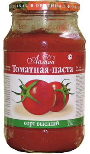 Паста томатная Айлана стеклянная банка 0,500 кг. - Оптобаза