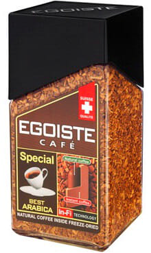 Кофе растворимый с молотым Egoiste Special 100 г. - Оптобаза