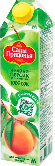 Сок Сады Придонья 2,0л Яблоко+Виноград - Оптобаза
